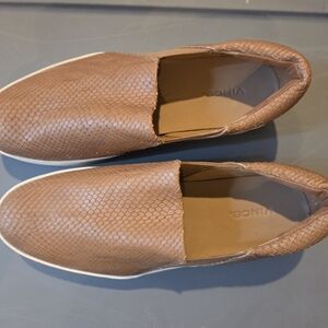 Vince Brown Slip-On Shoes